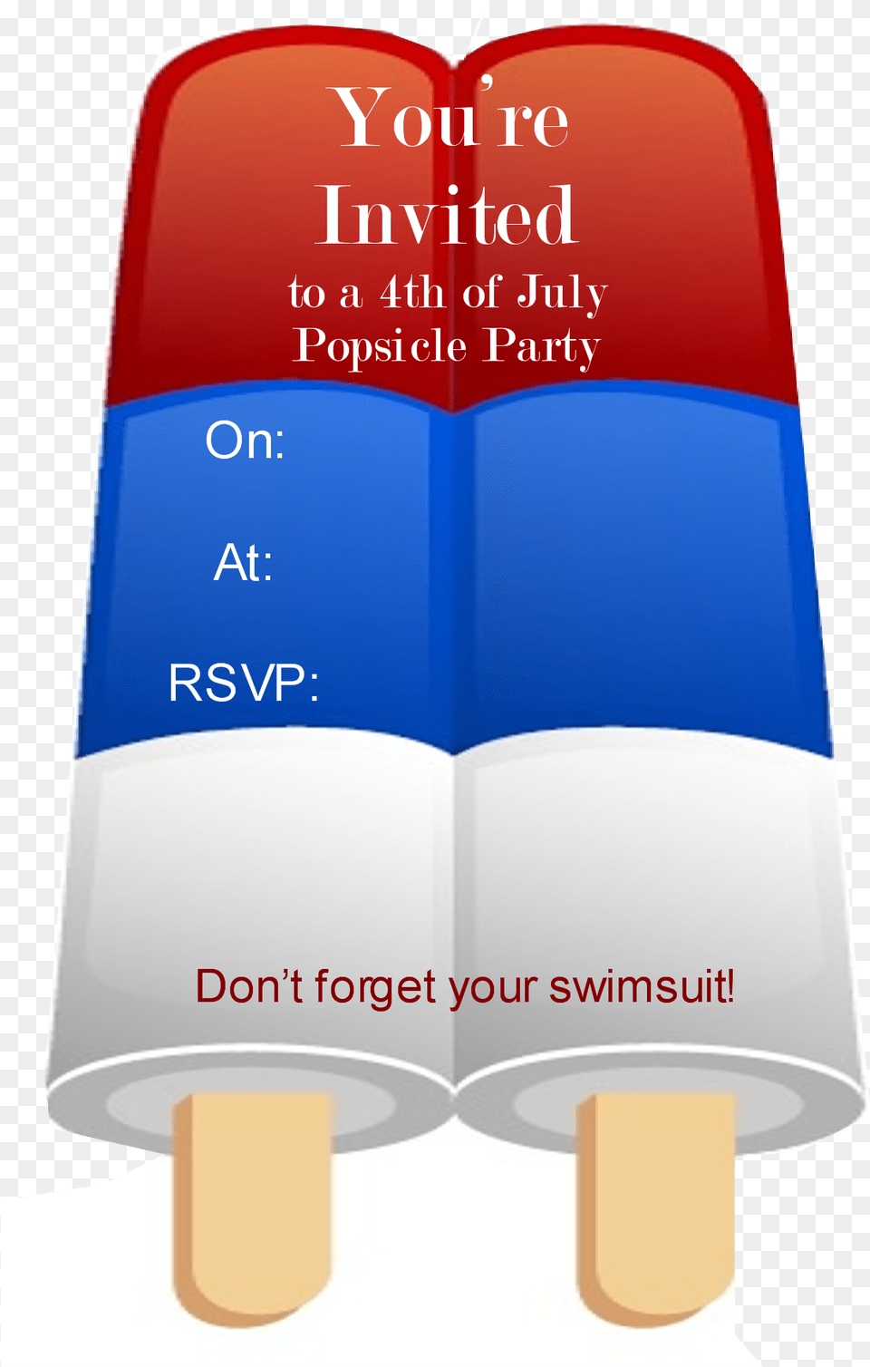 Transparent French Beret 4th Of July Block Party Invitation Template Free, Food, Mailbox Png
