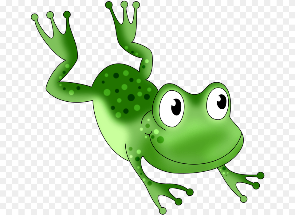 Transparent Frogs Clipart Jumping Frog Clipart, Amphibian, Animal, Wildlife, Green Png Image