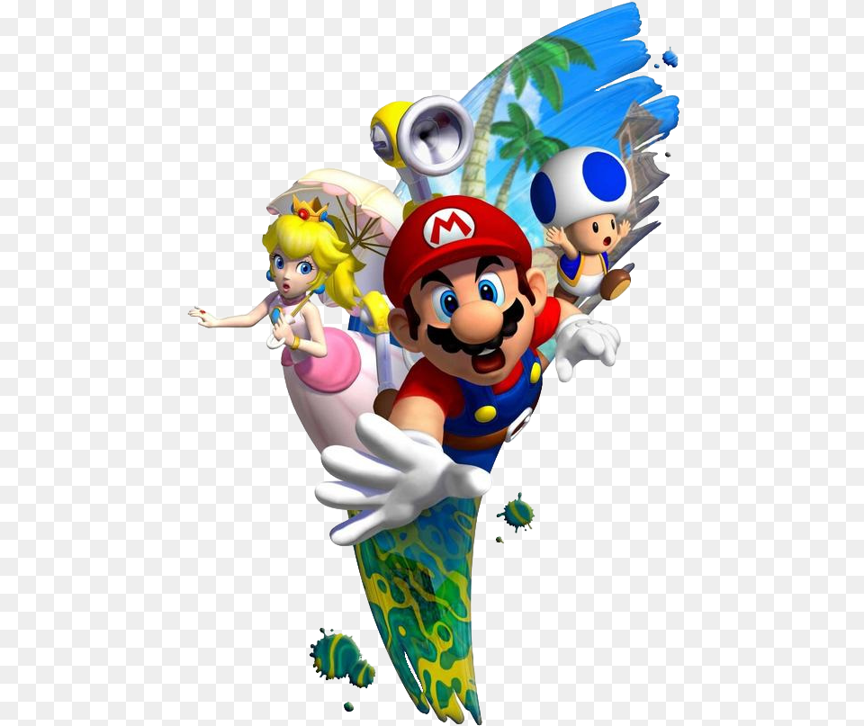 Transparent From Nintendo39s Super Mario Sunshine Peach Super Mario Sunshine, Baby, Person, Game, Super Mario Png