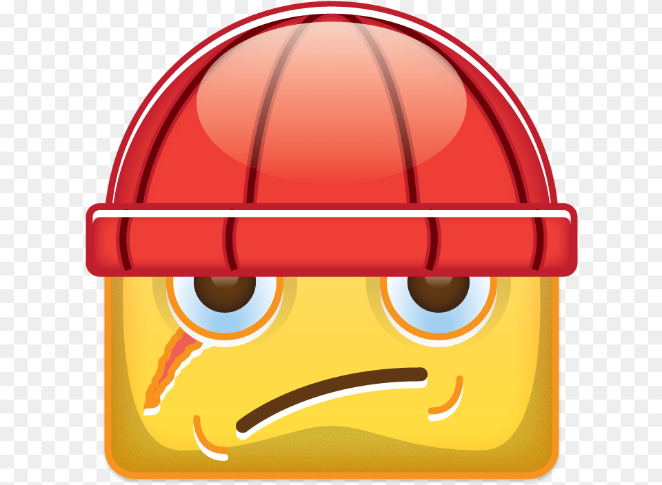 Transparent Frown Emoji Cartoon, Clothing, Hardhat, Helmet, Dynamite Png