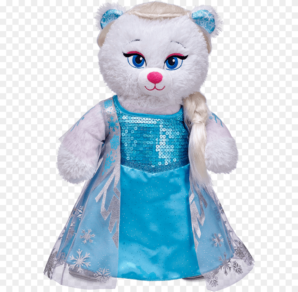 Transparent Frozen Elsa Build A Bear Elsa Frozen, Toy, Doll, Formal Wear, Teddy Bear Png