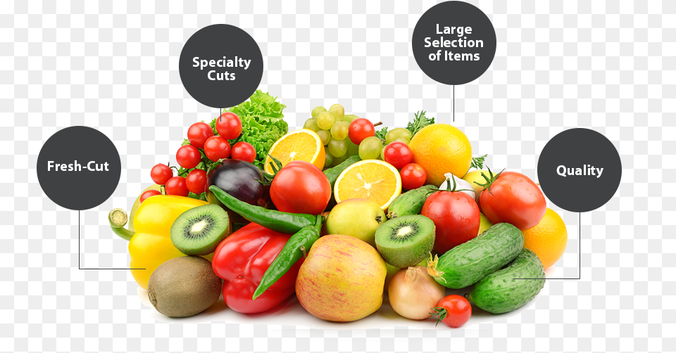 Fruit And Vegetable Fresh Cut Fruit And Vegetables, Citrus Fruit, Food, Orange, Plant Free Transparent Png