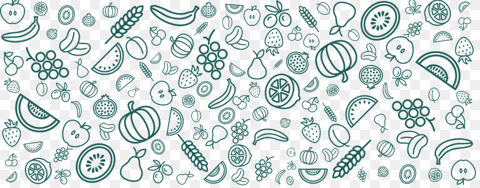 Transparent Fruit Doodles, Paisley, Pattern Free Png