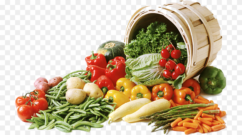 Transparent Fruits And Vegetables All Vegetables In A Basket, Food, Produce Free Png Download