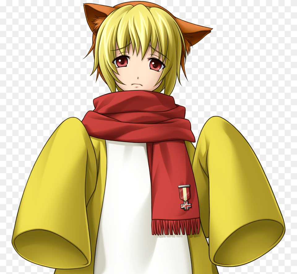 Transparent Fulgore Umineko No Naku Koro Ni Leon, Book, Clothing, Comics, Scarf Png