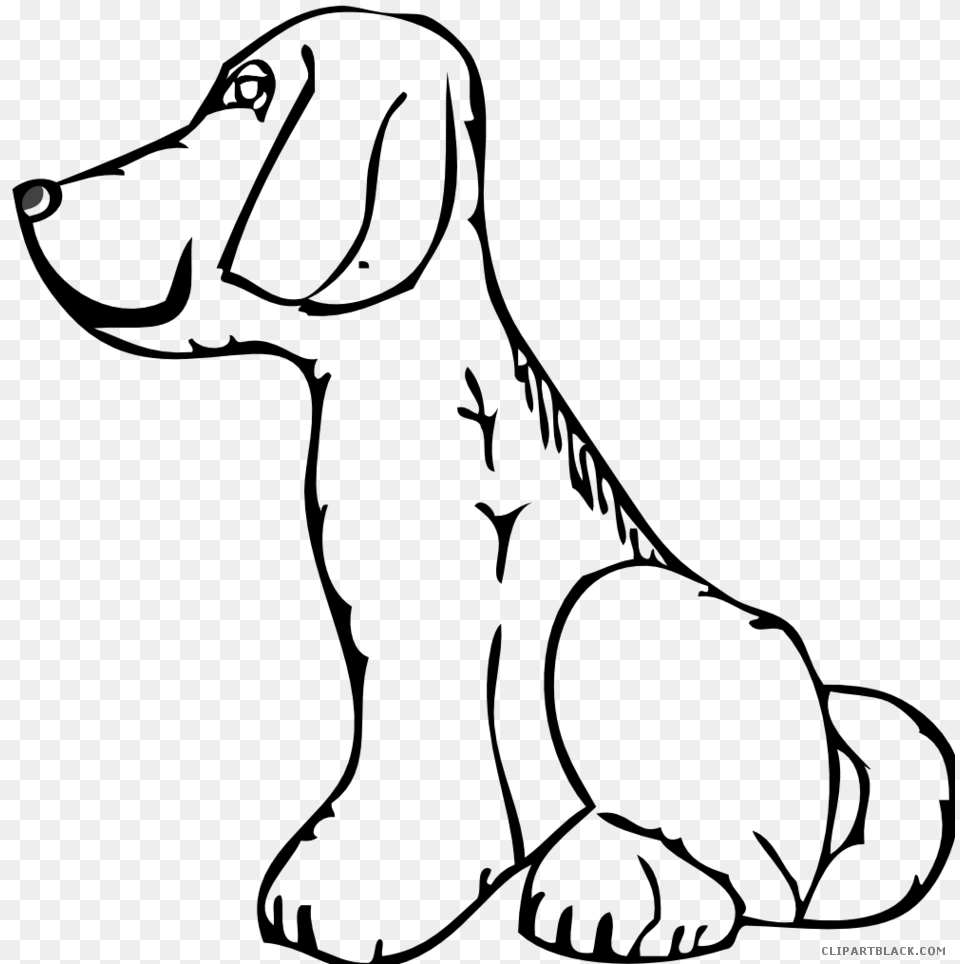 Transparent Funny Dog Clipart Dog Clipart Black And White Png Image