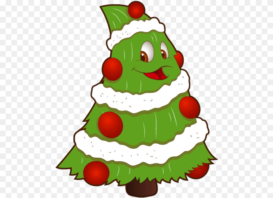 Funny Small Christmas Tree Clipart, Christmas Decorations, Festival, Birthday Cake, Cake Free Transparent Png