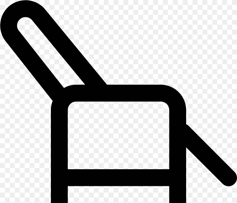 Furniture Icon Recliner Icon, Gray Free Transparent Png