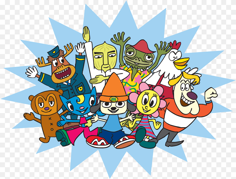 Transparent Future Rapper Parappa The Rapper And Friends, Face, Head, Person, Baby Free Png