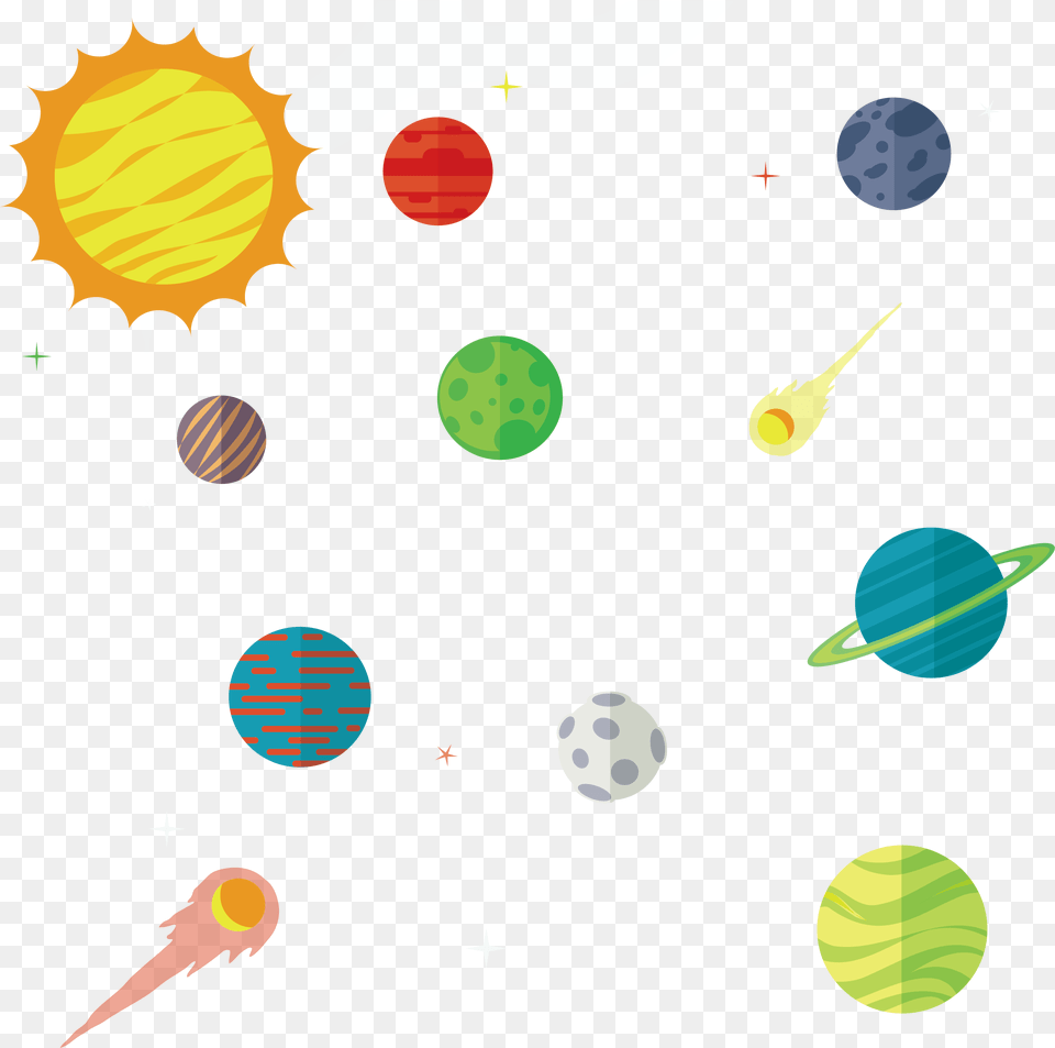 Transparent Galaxy Vector Planets Vector, Art Free Png Download