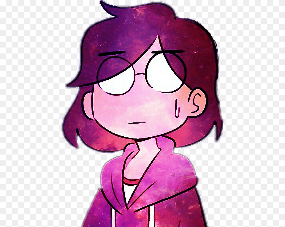 Transparent Gamer Girl Awkward Girl Cartoon, Purple, Person, Art, Face Png Image