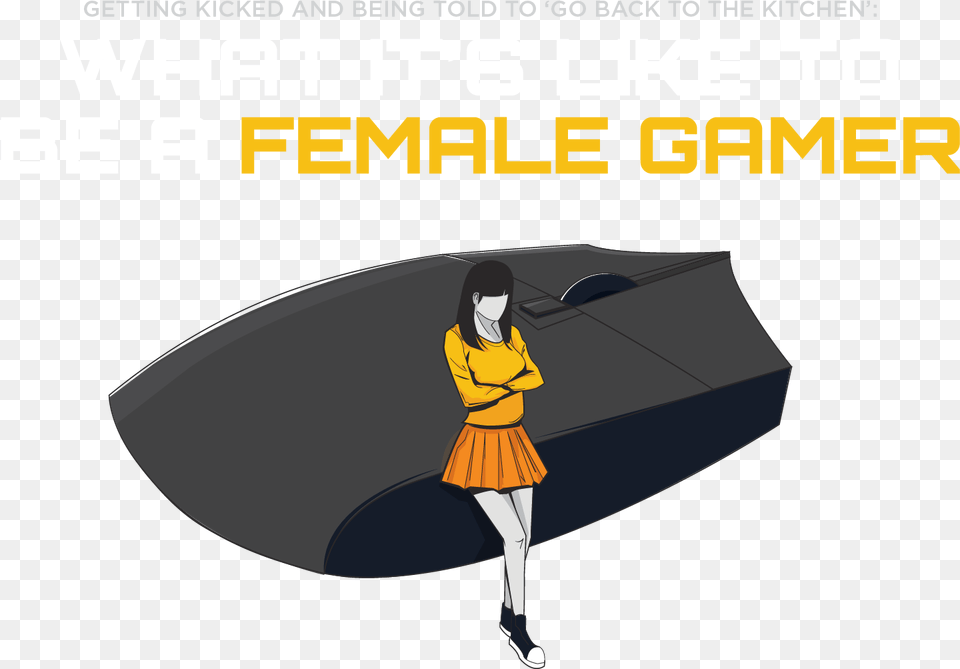 Transparent Gamer Girl Cartoon, Book, Comics, Publication, Adult Free Png Download