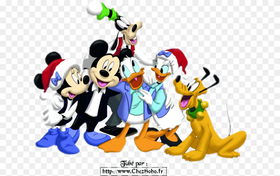 Transparent Gang Clipart Christmas Mickey Mouse And Friends, Baby, Person, Face, Head Free Png