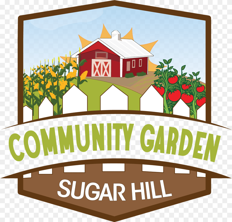 Transparent Garden Clipart Community Garden Logo, Agriculture, Outdoors, Nature, Field Free Png Download