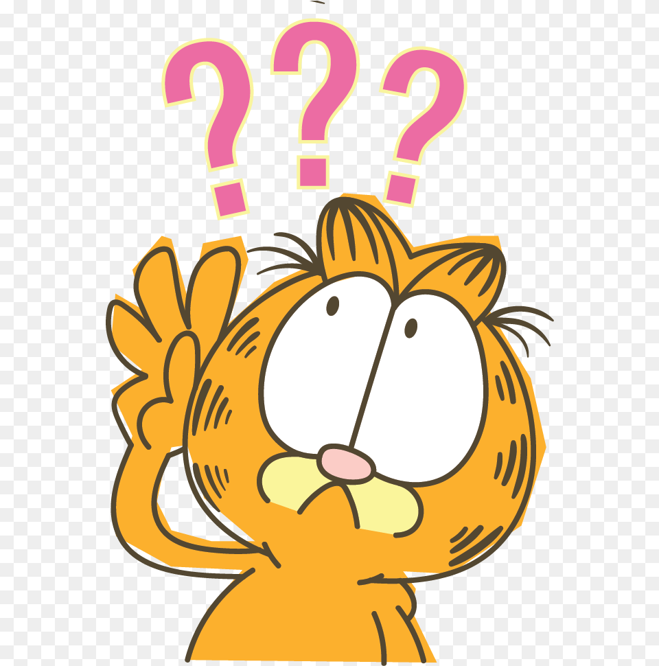 Transparent Garfield Birthday Clipart Garfield Line Stickers, Baby, Person Free Png