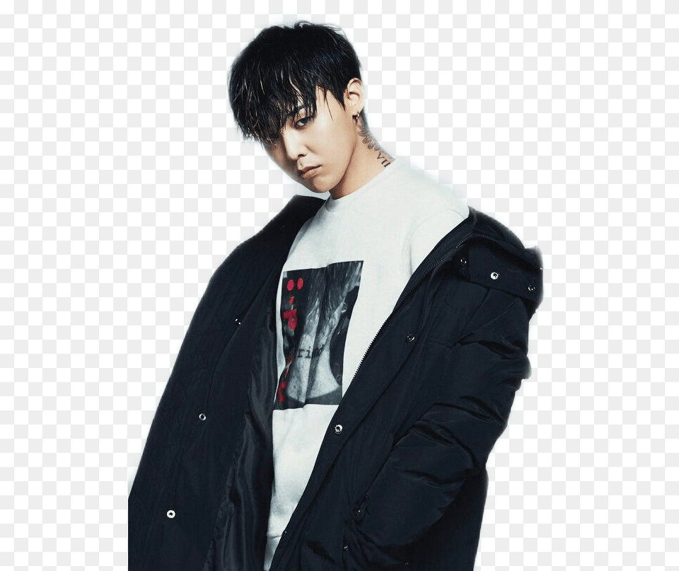 Transparent Gdragon Big Bang G Dragon, Jacket, Clothing, Coat, Person Png Image