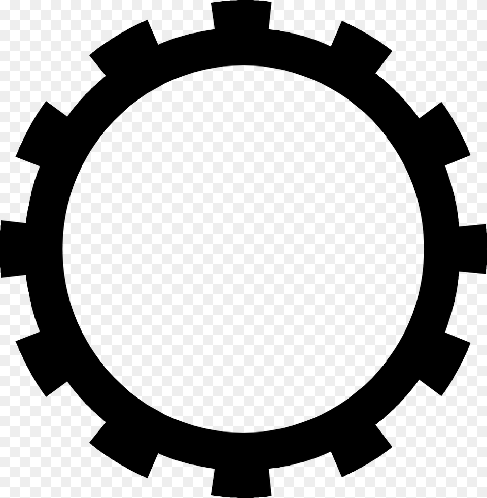 Transparent Gear Clipart, Gray Png Image
