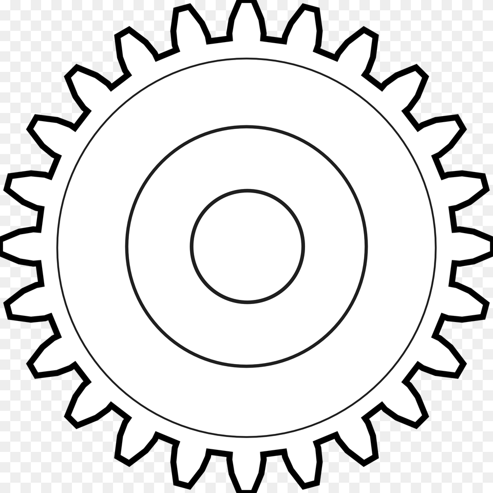 Gears Clipart Black And White Horizon Observatory, Machine, Gear, Ammunition, Grenade Free Transparent Png