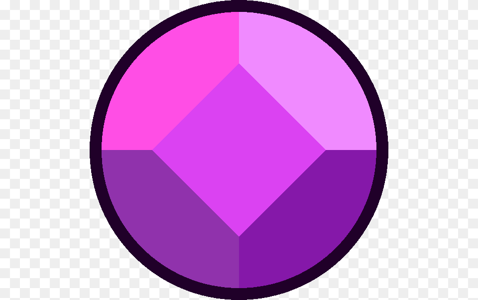 Transparent Gemstone Clipart Steven Universe Purple Diamond Gemstone, Sphere, Disk Free Png
