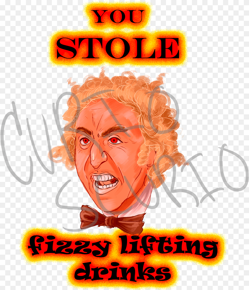 Gene Wilder Poster, Adult, Face, Female, Head Free Transparent Png