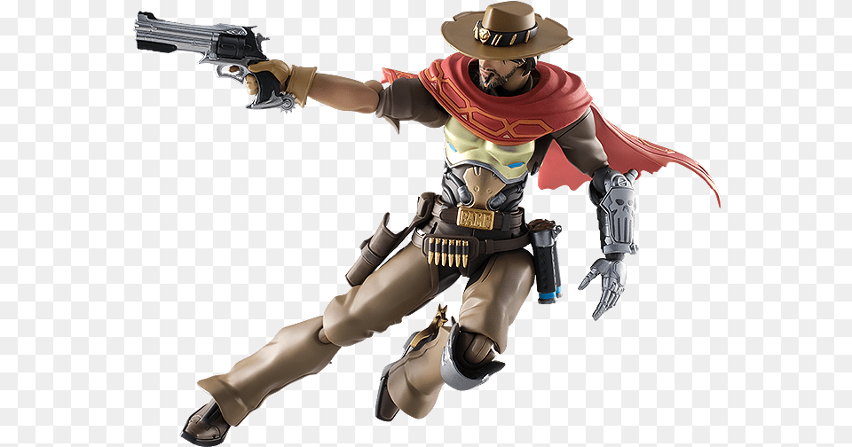 Genji Head Mccree Figma, Clothing, Costume, Person, Adult Free Transparent Png