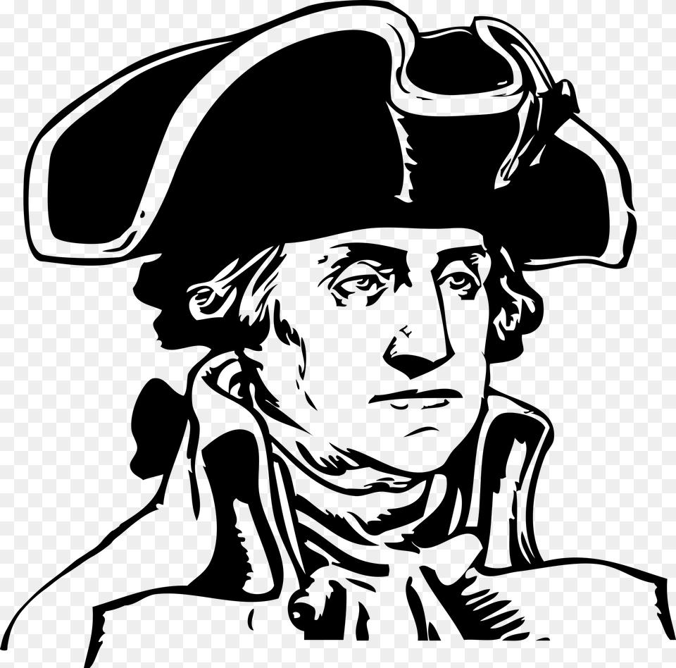 Transparent George Washington Clipart General George Washington Cartoon, Silhouette, Stencil, Astronomy, Outdoors Png Image