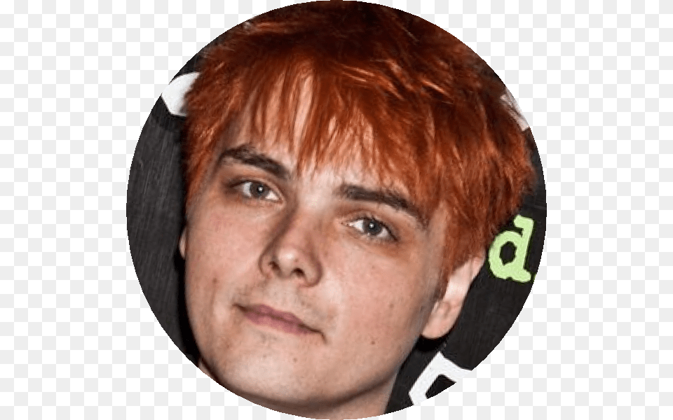 Transparent Gerard Way Bowl Cut, Adult, Face, Head, Male Free Png Download