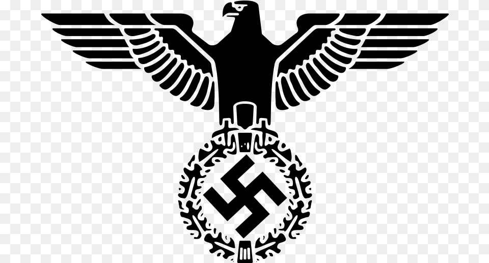 Transparent German Eagle Nazi Eagle, Gray Free Png
