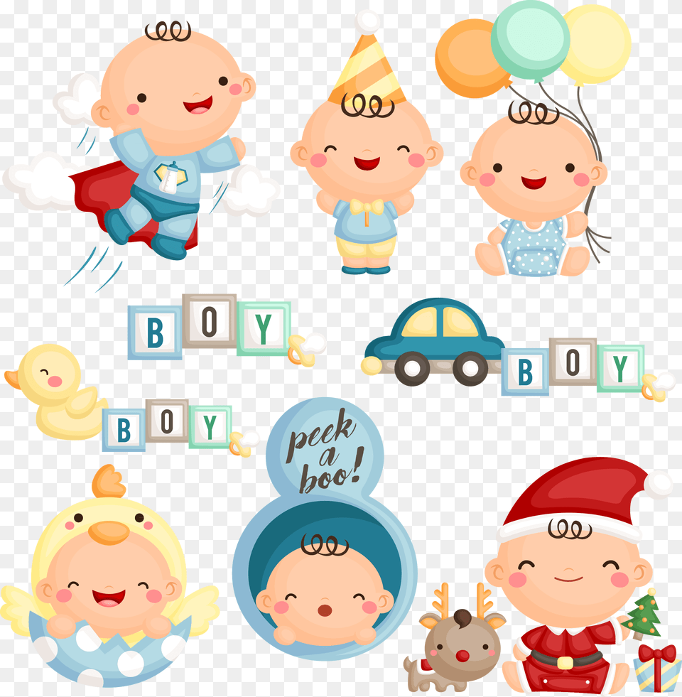 Transparent Getting Arrested Clipart Vector Set Baby Milestone Vector, People, Person, Clothing, Hat Free Png Download
