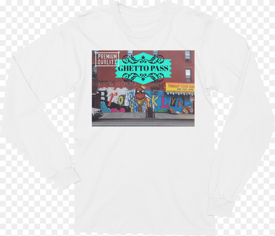 Transparent Ghetto Label, T-shirt, Clothing, Long Sleeve, Sleeve Free Png Download