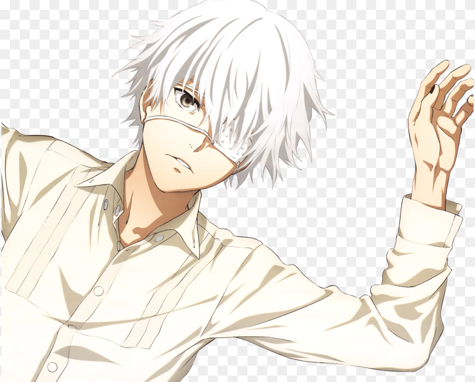 Transparent Ghoul Eye Anime Boys Tokyo Ghoul, Adult, Publication, Person, Female Free Png Download