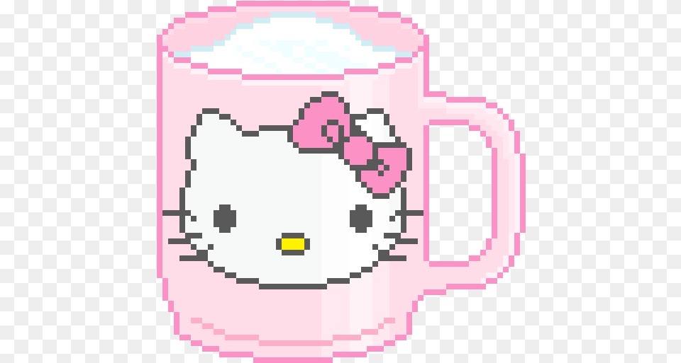 Transparent Gif Sticker Find U0026 Share On Giphy Pixel Art Cute Bear Pixel Art, Cup, Beverage, Coffee, Coffee Cup Png Image