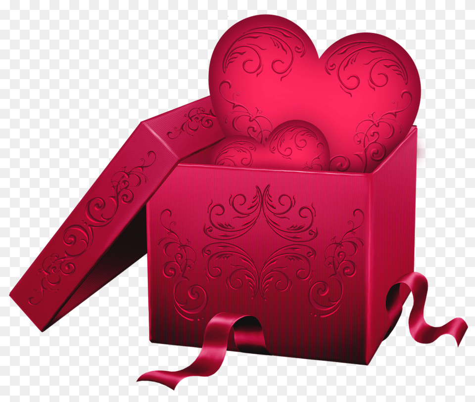 Gift Box With Heart Gallery Free Transparent Png