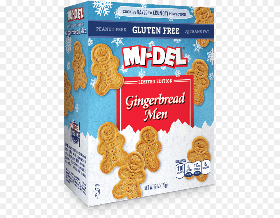 Transparent Gingerbread Cookie Snack, Bread, Cracker, Food, Sweets Png Image