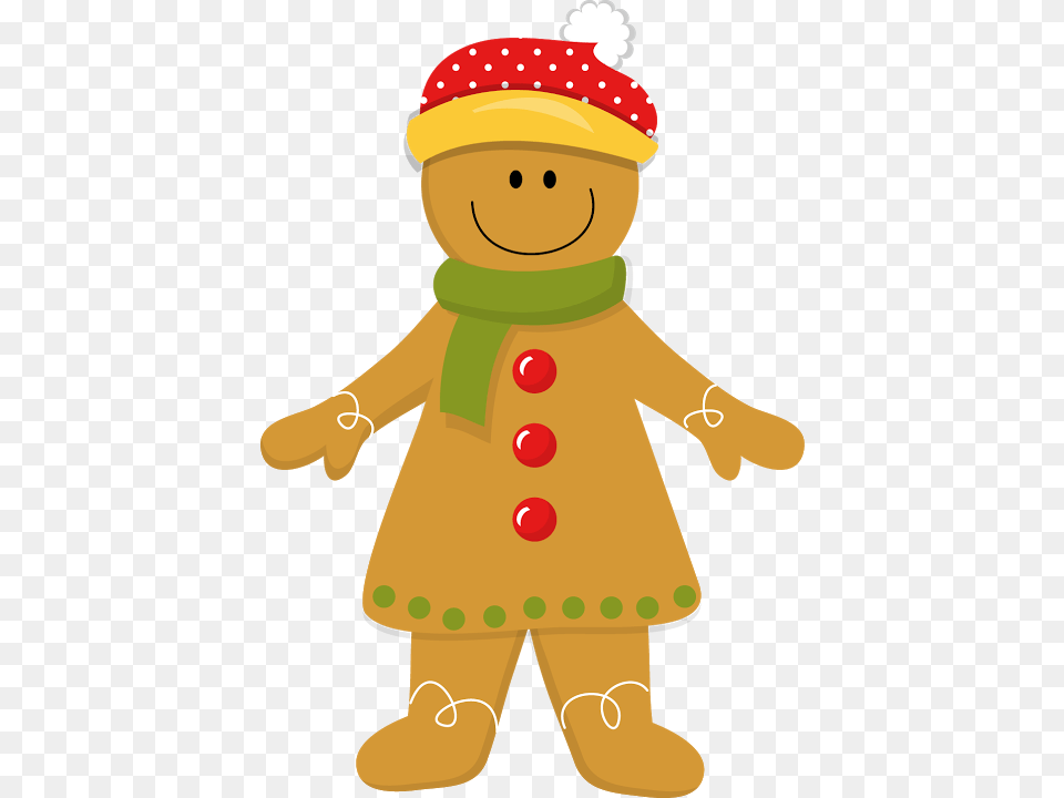 Transparent Gingerbread Girl Clip Art Gingerbread Man Christmas, Food, Nature, Outdoors, Snow Free Png Download