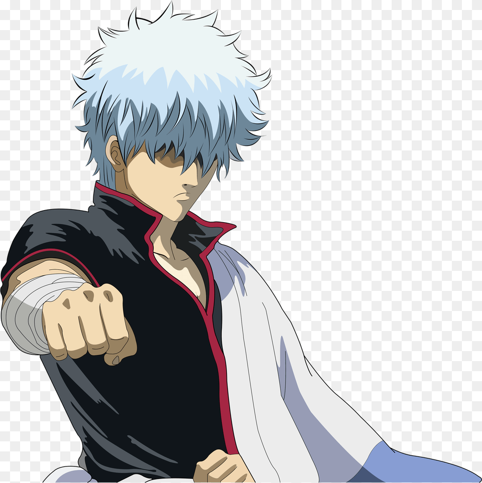 Transparent Gintama Gintama, Publication, Book, Comics, Person Png Image