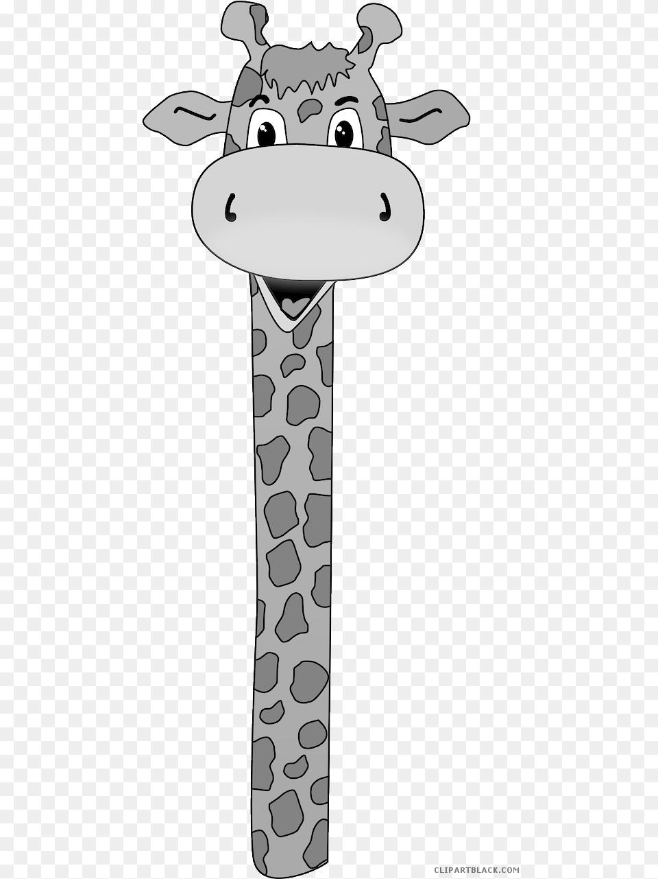 Transparent Giraffe Head Giraffe Long Neck Cartoon, Cutlery, Spoon, Baby, Person Free Png