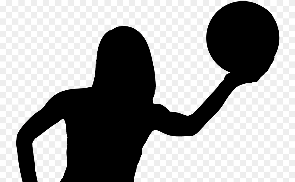 Transparent Girl Basketball Player Silhouette, Lighting, Clothing, Hood Free Png