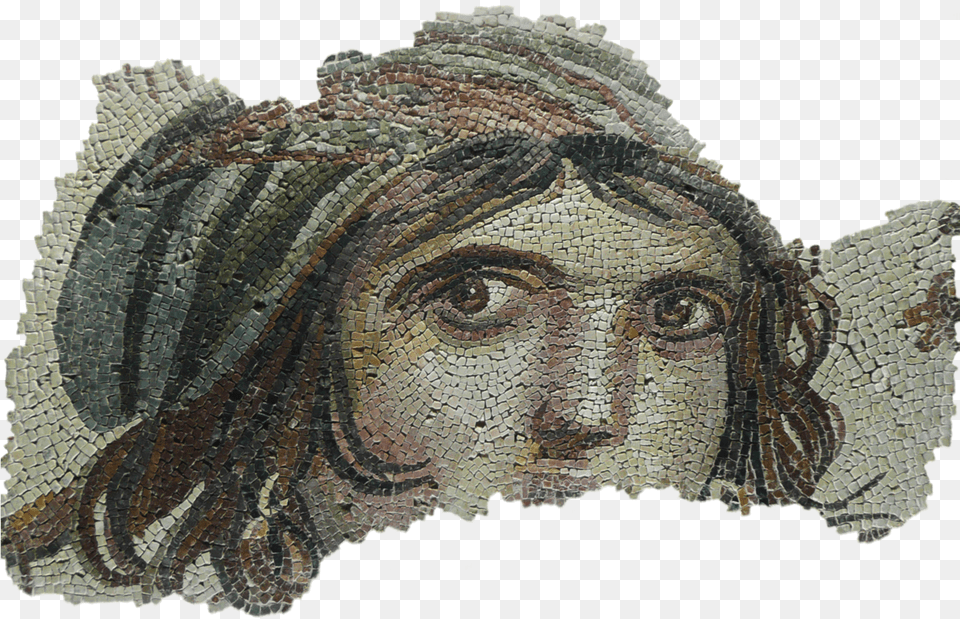 Transparent Girl Head Gaziantep, Art, Mosaic, Tile, Face Png Image