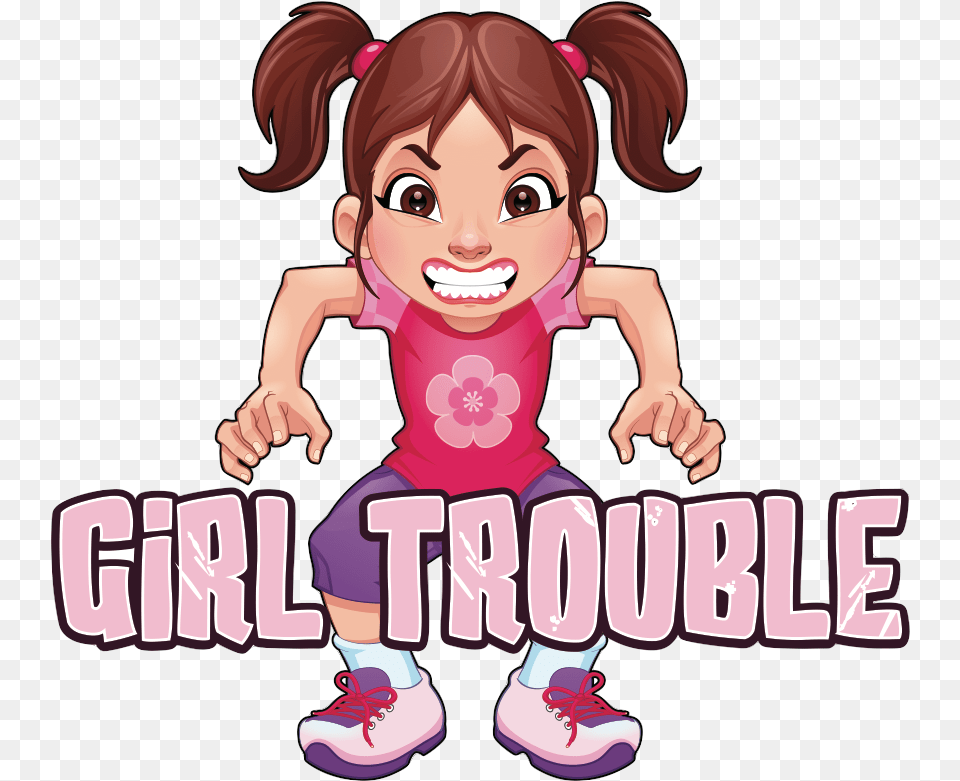 Transparent Girl Playing Volleyball Clipart Same Character Clipart, Book, Publication, Comics, Baby Free Png