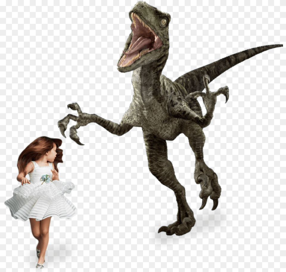 Girl Running Dinosaurios Fondo Transparente, Animal, Reptile, Person, Female Free Transparent Png
