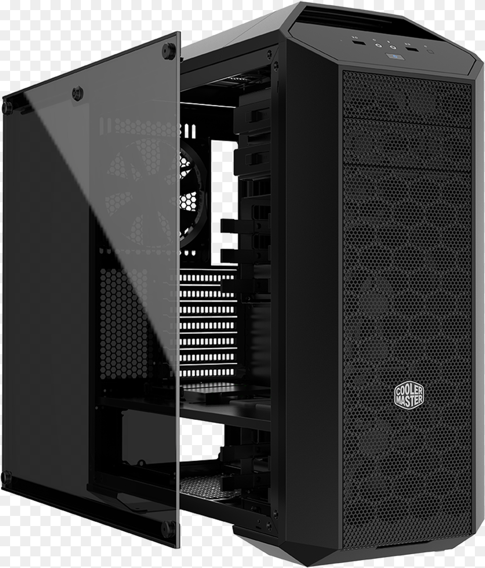 Transparent Glass Panel Cooler Master Tempered Glass, Electronics, Hardware, Computer, Computer Hardware Png