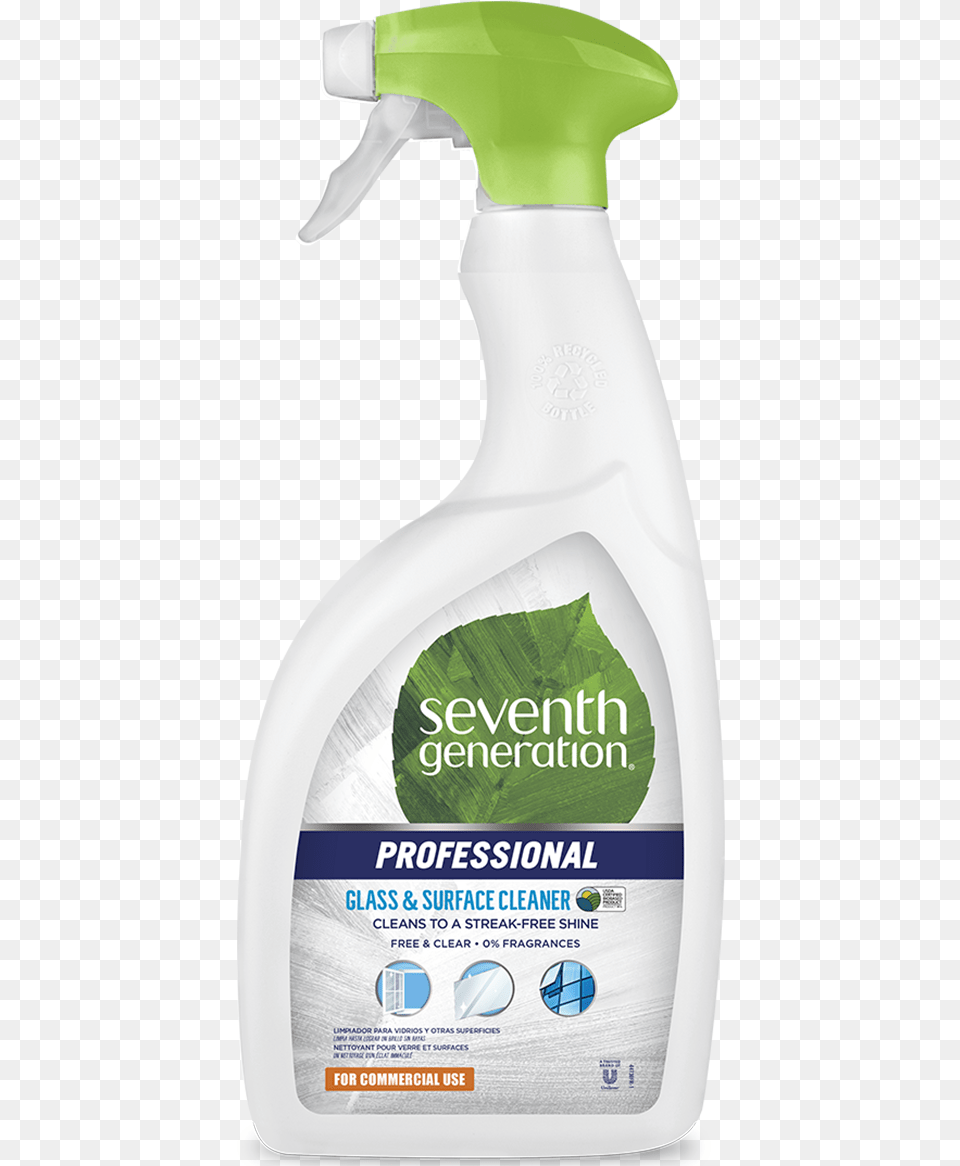 Transparent Glass Shine Seventh Generation Grease Cleaner, Bottle, Lotion, Tin, Can Free Png Download