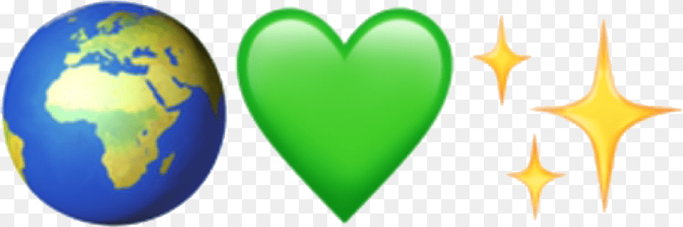 Glitter Heart Aesthetic Tumblr Green Emojis, Balloon, Astronomy, Outer Space Free Transparent Png