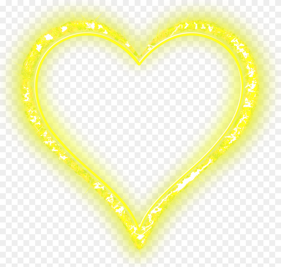 Transparent Glitter Heart Heart, Light, Neon Png