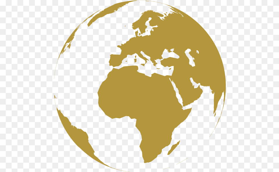Transparent Globe Black Europe Map Gold, Astronomy, Outer Space, Planet, Person Free Png Download