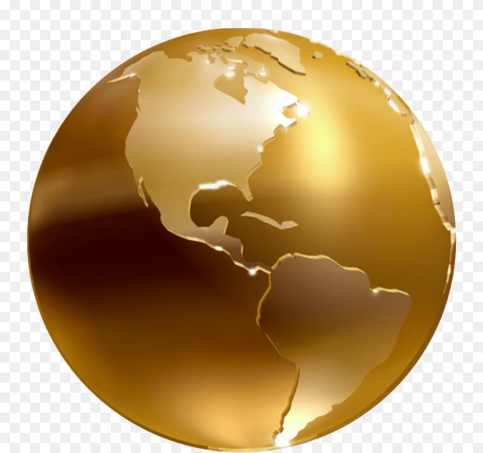 Globo Terraqueo Golden Globe, Astronomy, Outer Space, Planet Free Transparent Png