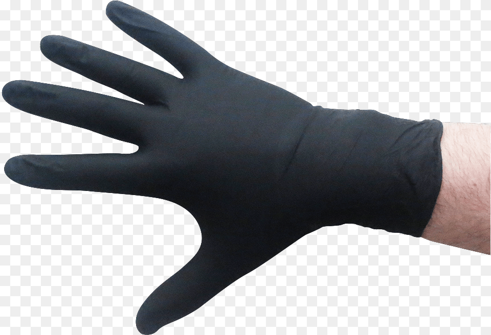 Transparent Gloves Food Safe Transparent Amp Clipart Black Glove Hand, Clothing, Animal, Fish, Sea Life Png Image