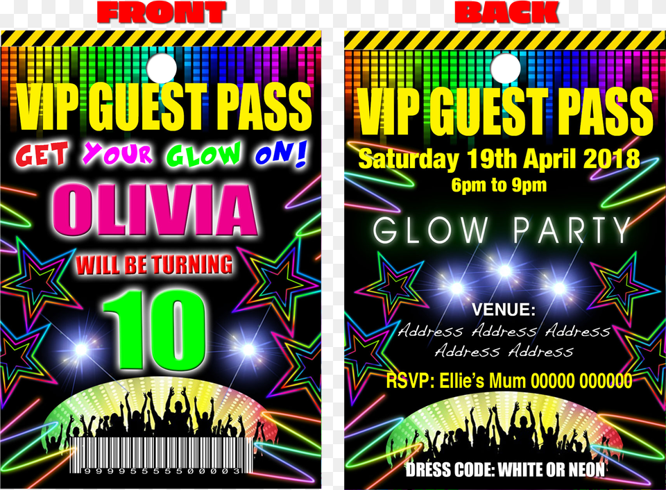 Transparent Glow Party Png Image
