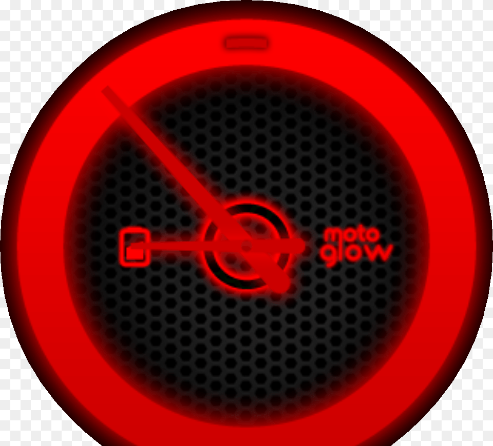 Transparent Glowing Red Dot Circle, Gauge, Electronics, Speaker, Machine Free Png Download
